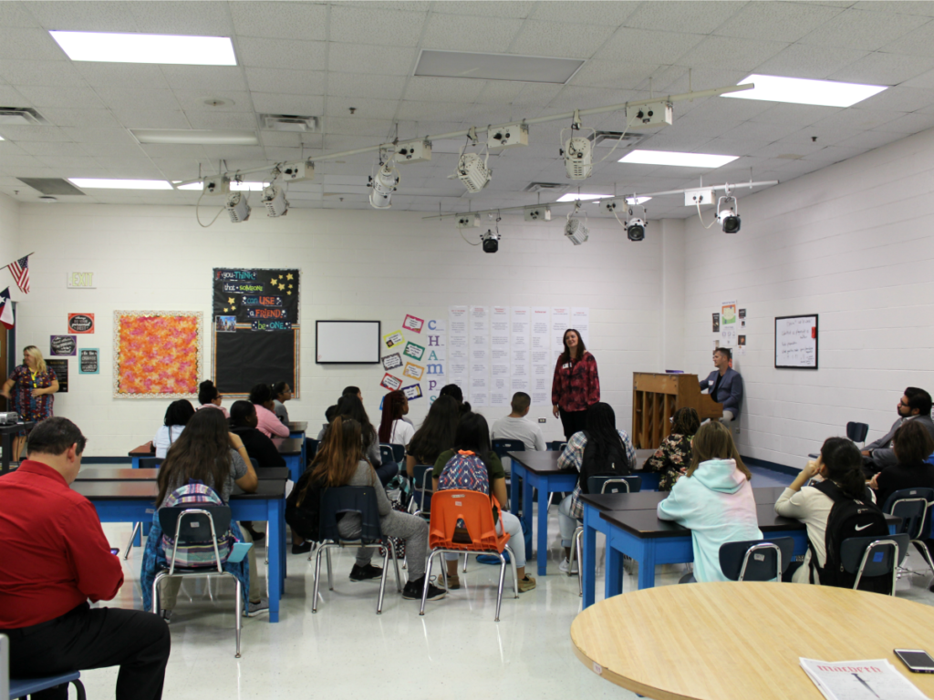 OPERA San Antonio school visit at Kirby Middle School in Judson ISD | San Antonio Charter Moms