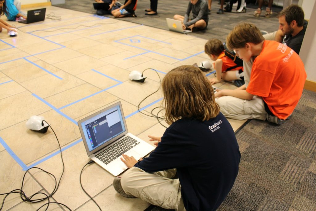 Finch Robots at San Antonio Youth Code Jam Community-Wide Event | San Antonio Charter Moms