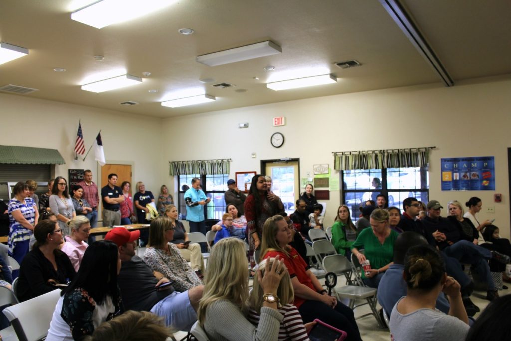 The Academy of Stone Oak community meeting at BFSMS | San Antonio Charter Moms