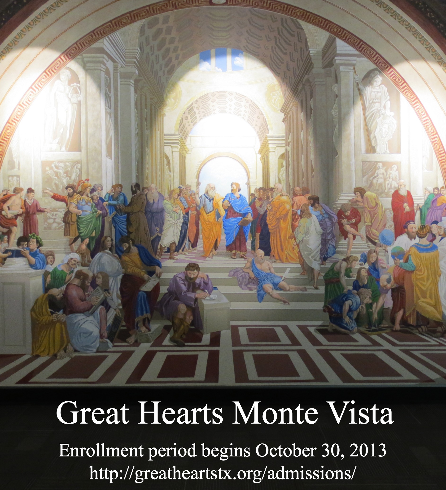 Great Hearts Monte Vista enrollment period begins October 30, 2013 | San Antonio Charter Moms
