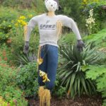Timmy at Scarecrow Trail at San Antonio Botanical Garden | San Antonio Charter Moms
