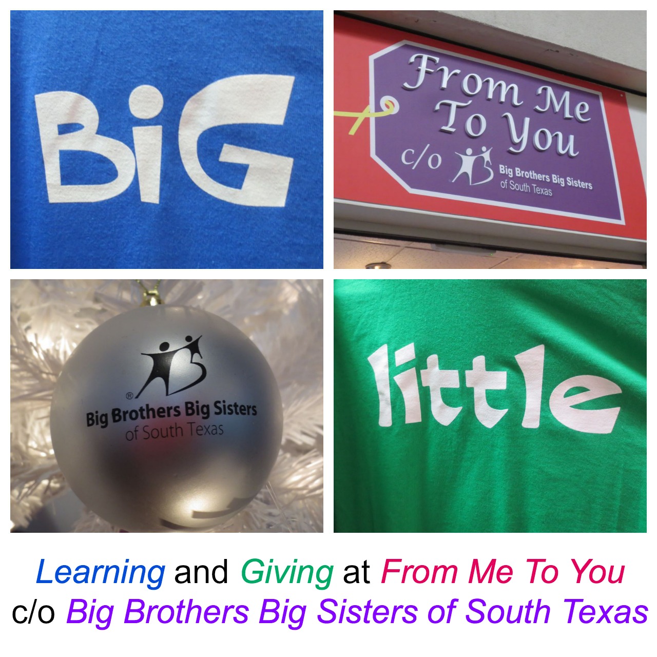 Learning and Giving at From Me To You c/o Big Brothers Big Sisters of South Texas | San Antonio Charter Moms