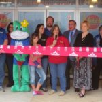 Ribbon cutting at Inflatable Wonderland | San Antonio Charter Moms