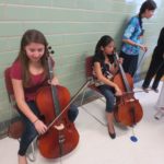 Instrument Petting Zoo at San Antonio Symphony Family Concerts - cellos | San Antonio Charter Moms