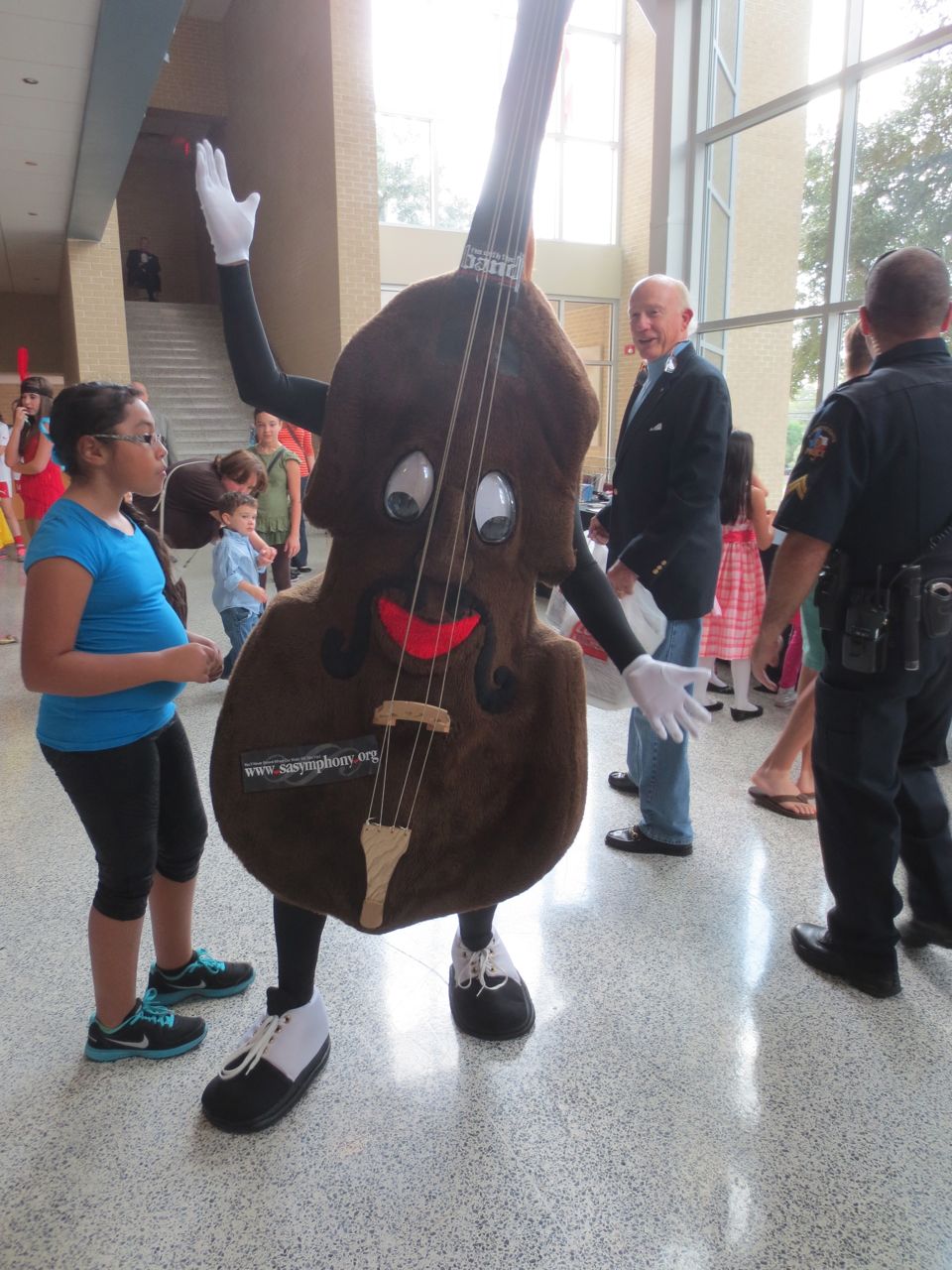 Count Bassie, San Antonio Symphony mascot | San Antonio Charter Moms