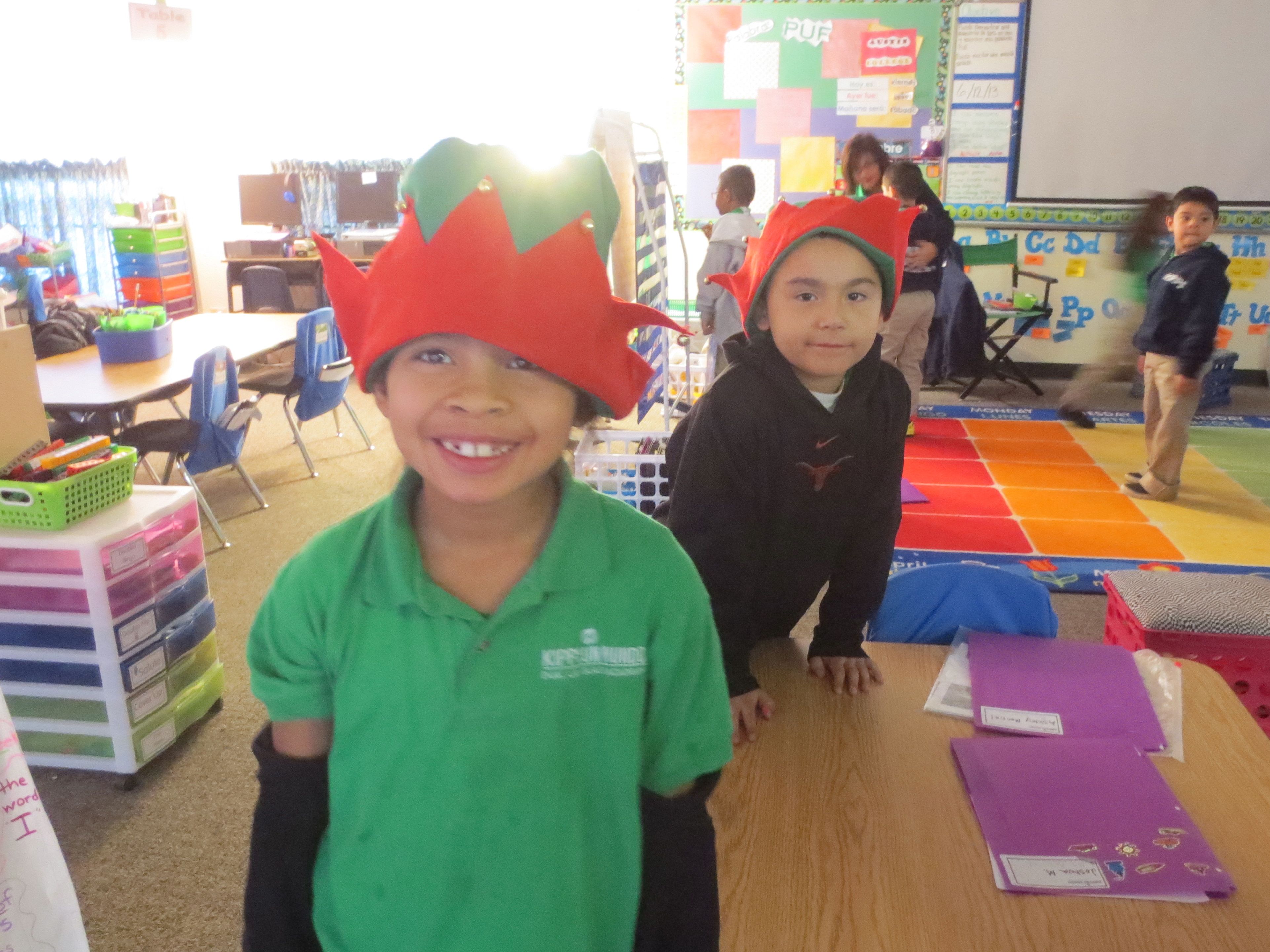 little elves at KIPP Un Mundo | San Antonio Charter Moms