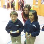 six-year-old tour guides at KIPP Un Mundo | San Antonio Charter Moms