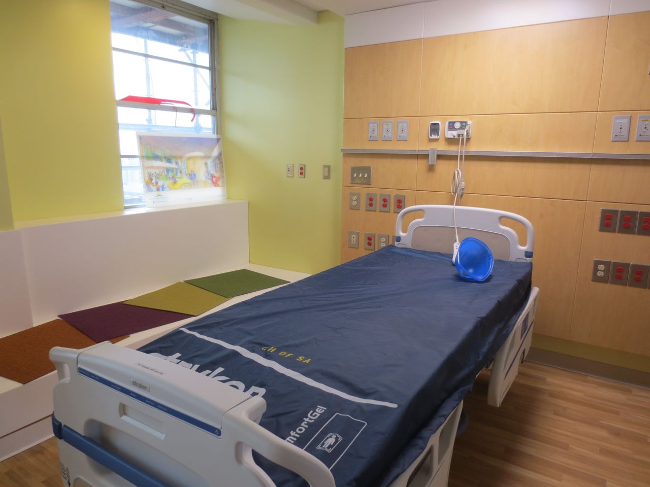 An example of a room at the new Children's Hospital of San Antonio | San Antonio Charter Moms