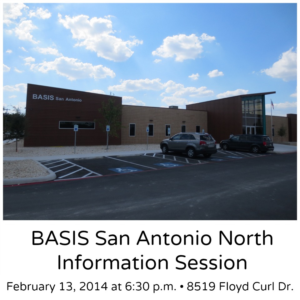 BASIS San Antonio North information session on February 13 at 6:30 p.m. | San Antonio Charter Moms