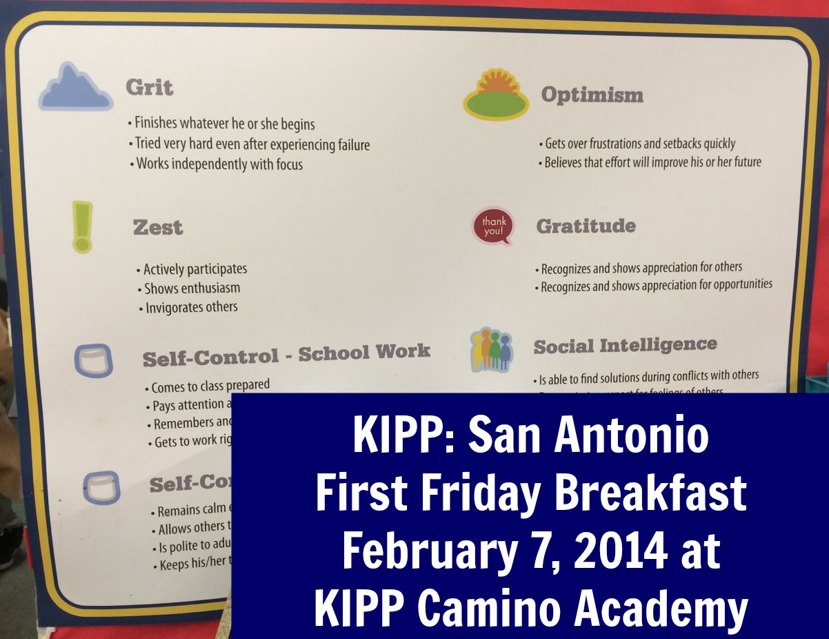 KIPP First Friday Breakfast February 7, 2014 at KIPP Aspire Academy | San Antonio Charter Moms
