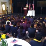Private school and charter school students at the National School Choice Week San Antonio Whistle Stop | San Antonio Charter Moms