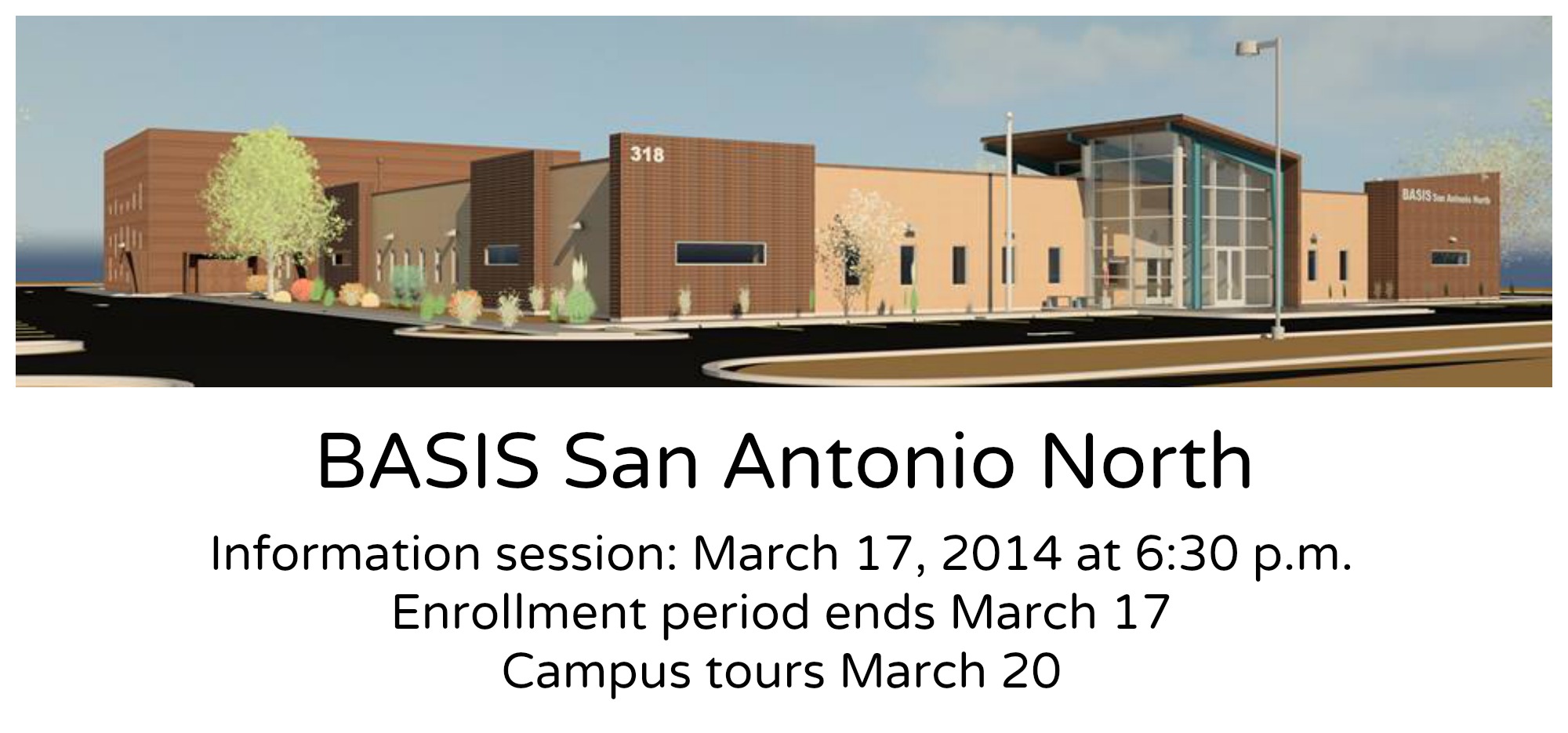 BASIS San Antonio North info session March 17, 2014 at 6:30 p.m. | San Antonio Charter Moms