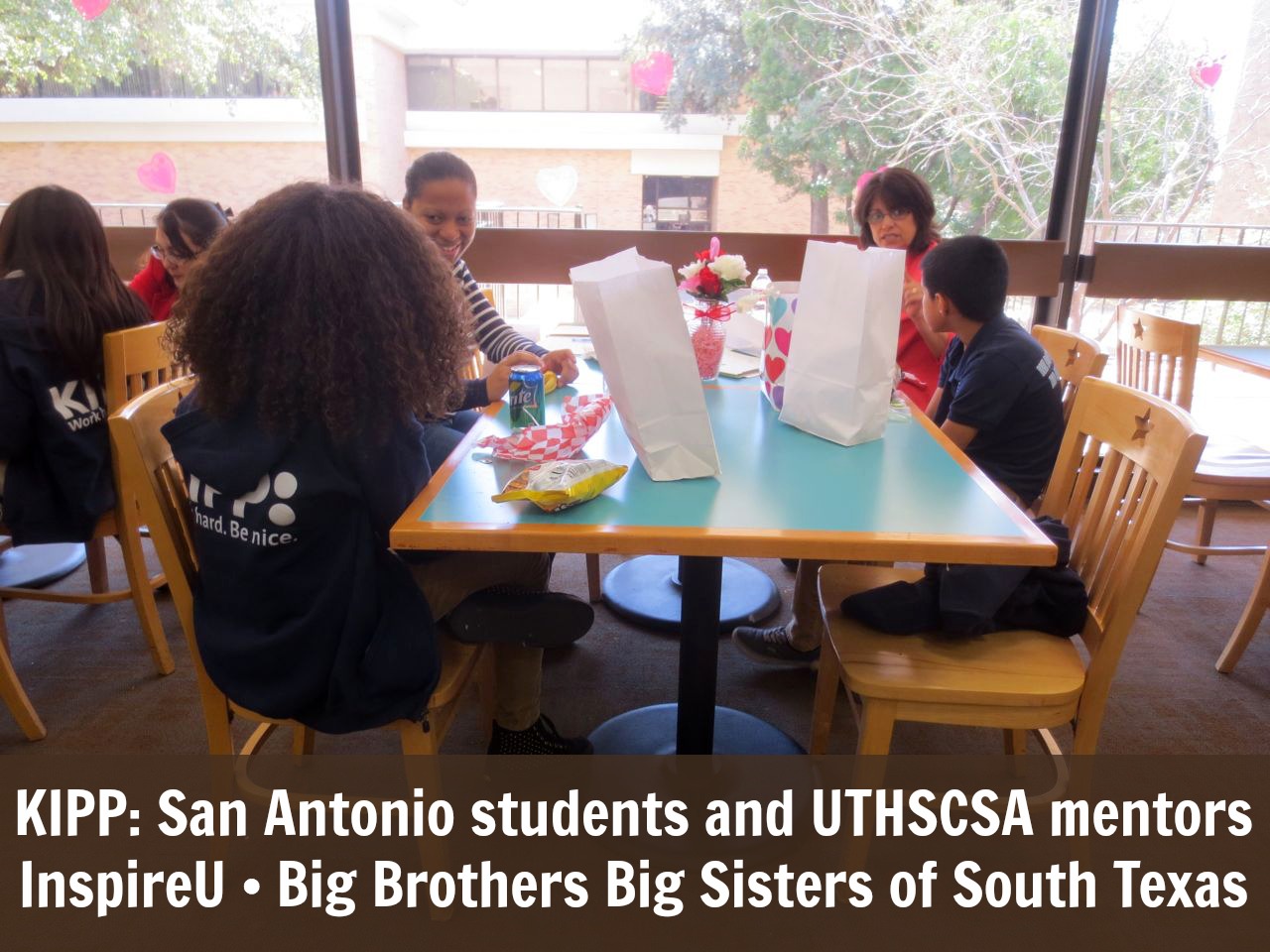 KIPP: San Antonio Students and UTHSCSA mentors meet through InspireU mentorship program at Big Brothers Big Sisters of South Texas | San Antonio Charter Moms