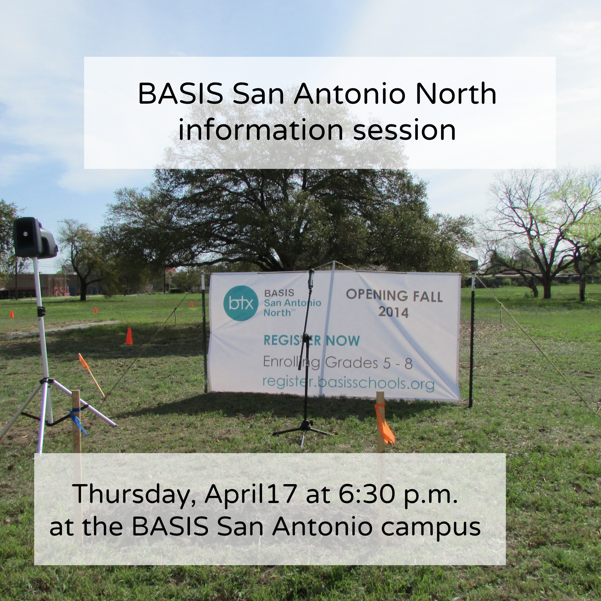 BASIS San Antonio North info session April 17 | San Antonio Charter Moms
