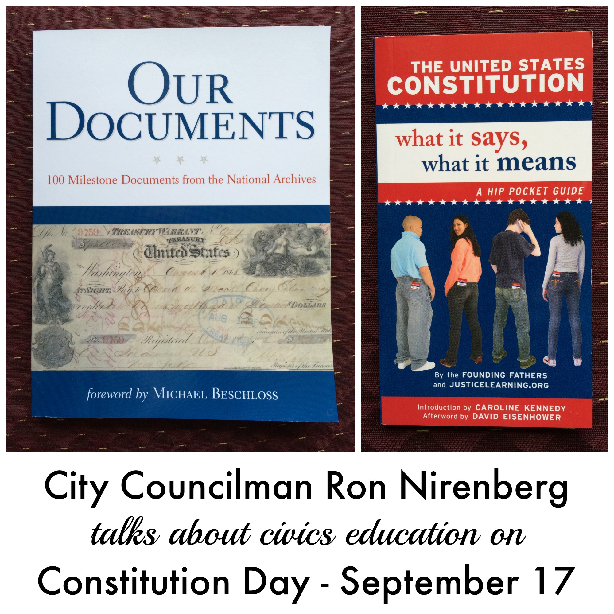 City Councilman talks about civics education on Constitution Day, September 17| San Antonio Charter Moms