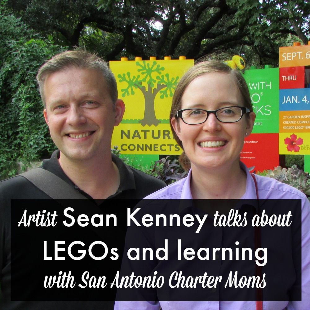 Artist Sean Kenney talks about LEGOs and learning | San Antonio Charter Moms