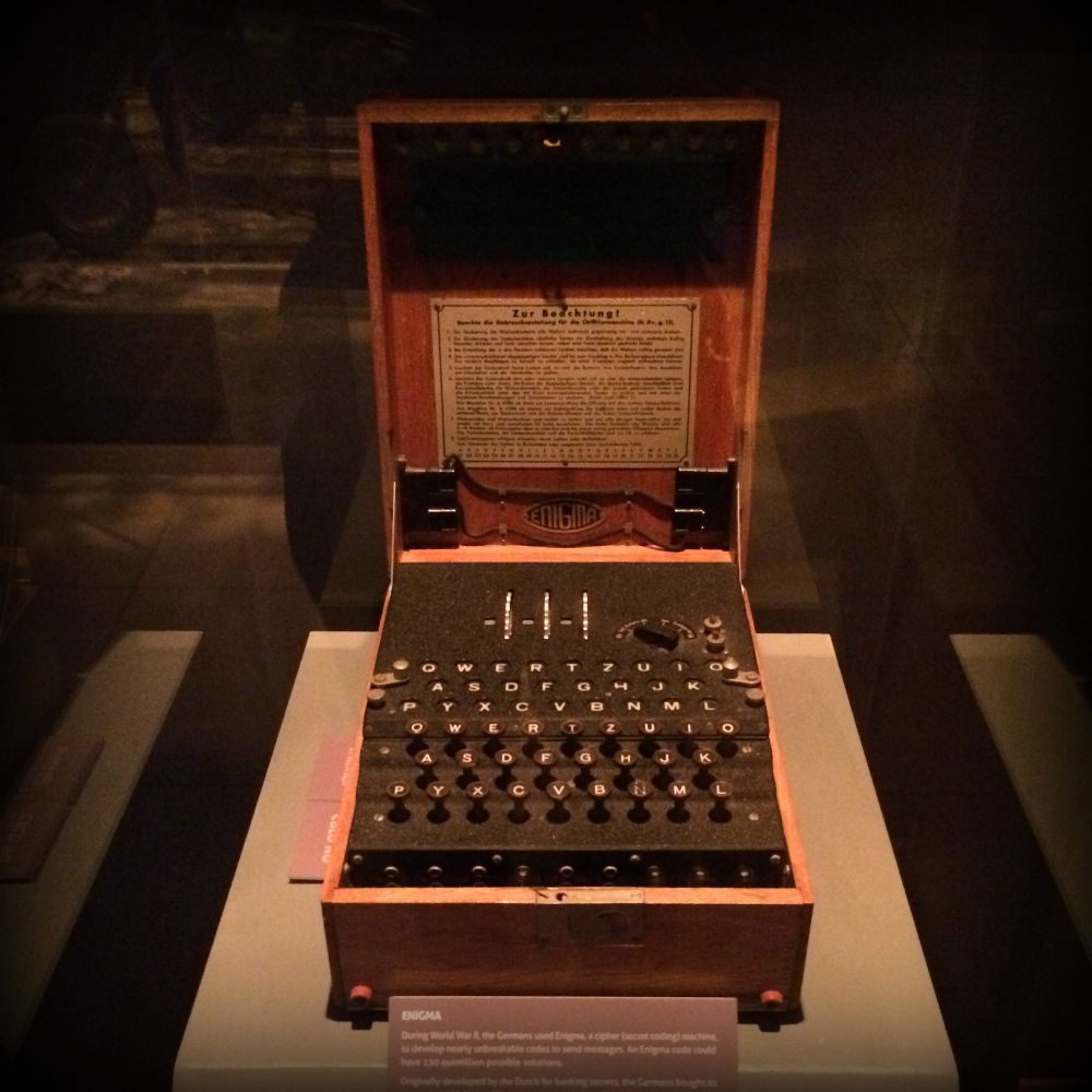 Enigma machine -- Spy: The Exhibit | San Antonio Charter Moms