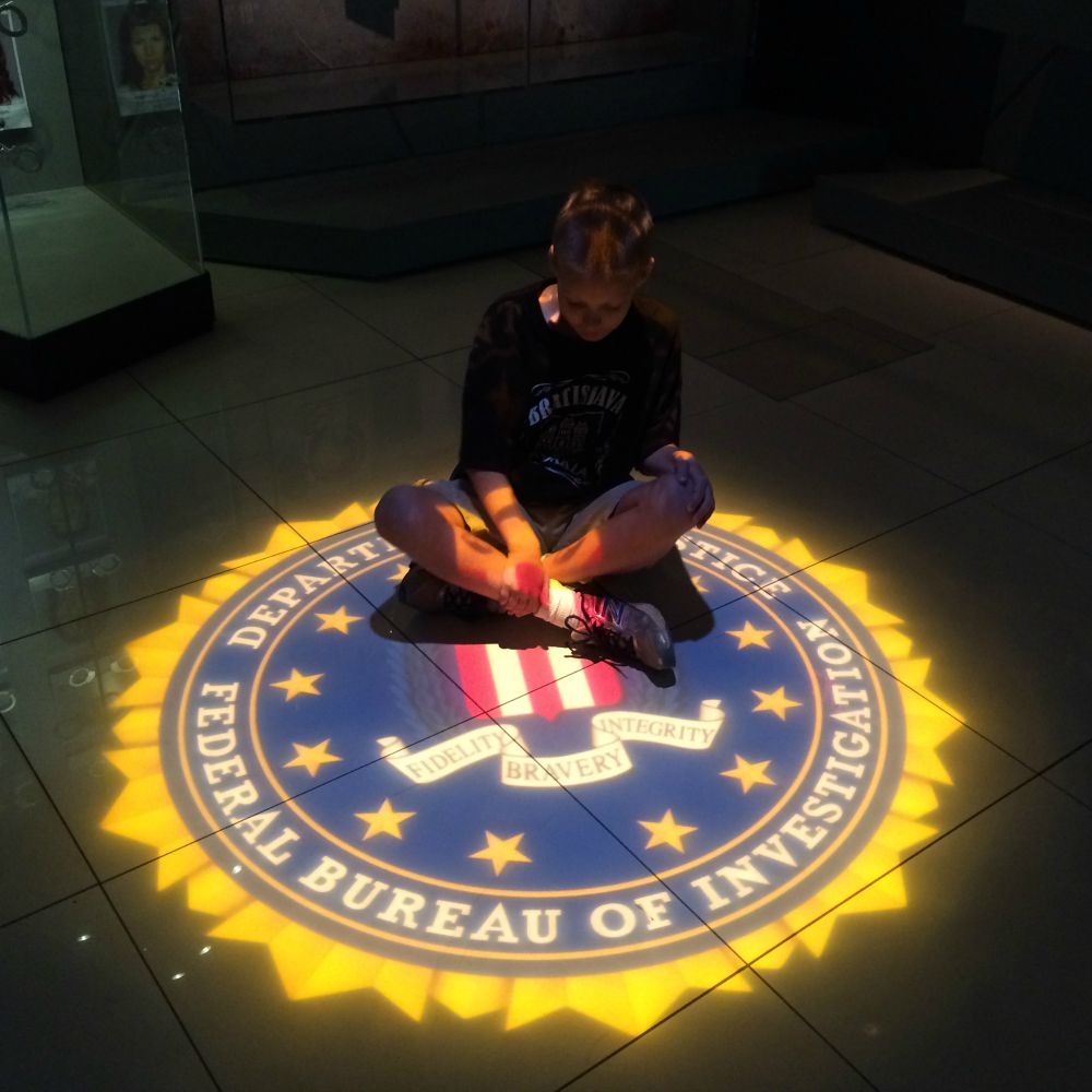 FBI seal at Spy: The Exhibit | San Antonio Charter Moms