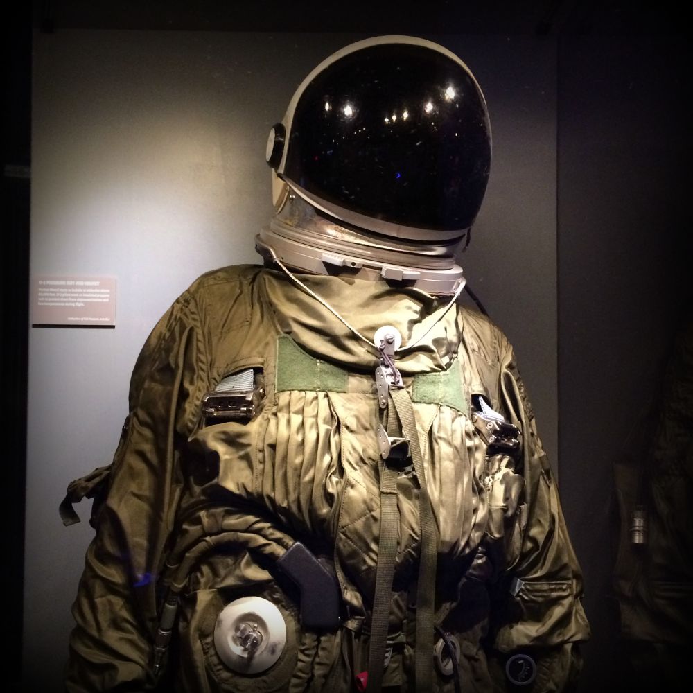 U2 pilot's pressure suit -- Spy: The Exhibit | San Antonio Charter Moms