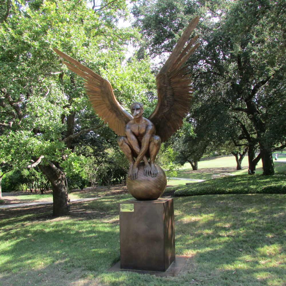 Archivaldo by Jorge Marín - Wings of the City at the San Antonio Botanical Garden | San Antonio Charter Moms