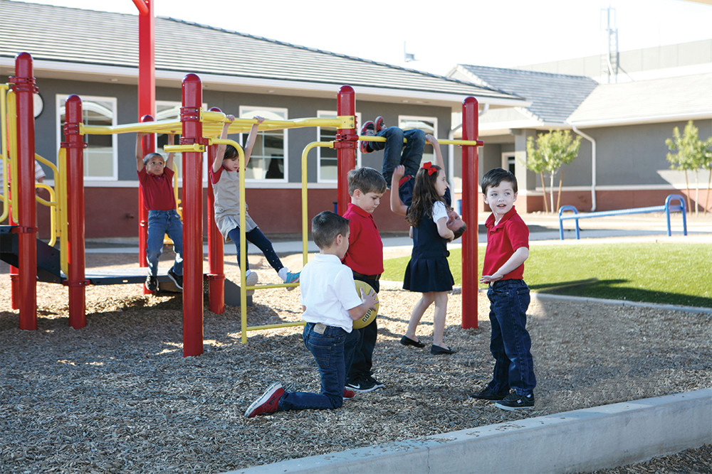 Legacy Traditional School playground | San Antonio Charter Moms