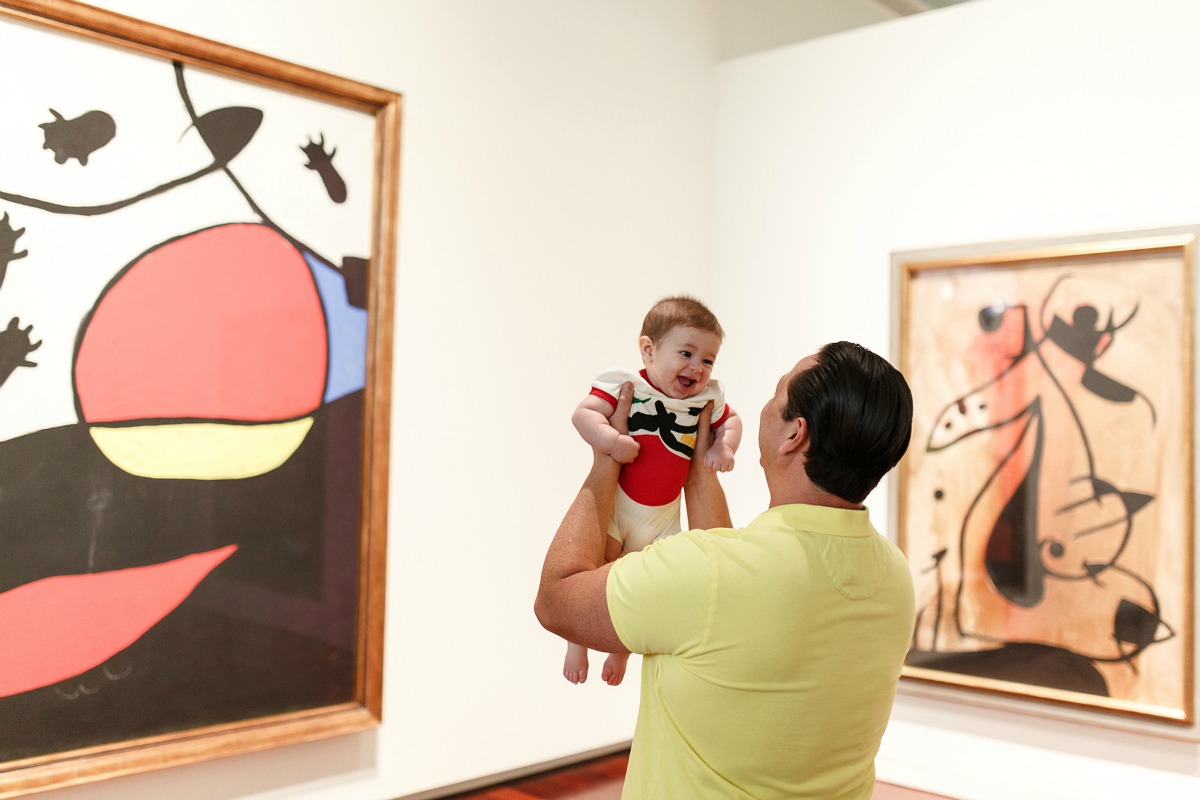 ArtStrolls at "Miró: The Experience of Seeing" at the McNay Art Museum, photo by Josh Huskin | San Antonio Charter Moms