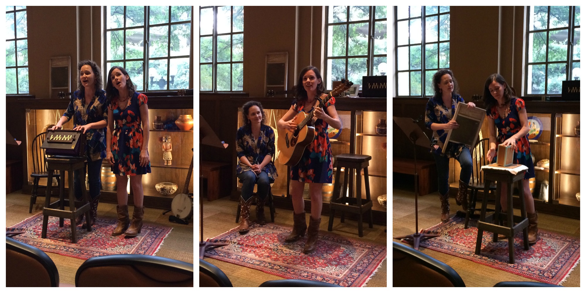 Blue Penny performing American roots music at the Briscoe Western Art Museum, June 30, 2015 | San Antonio Charter Moms