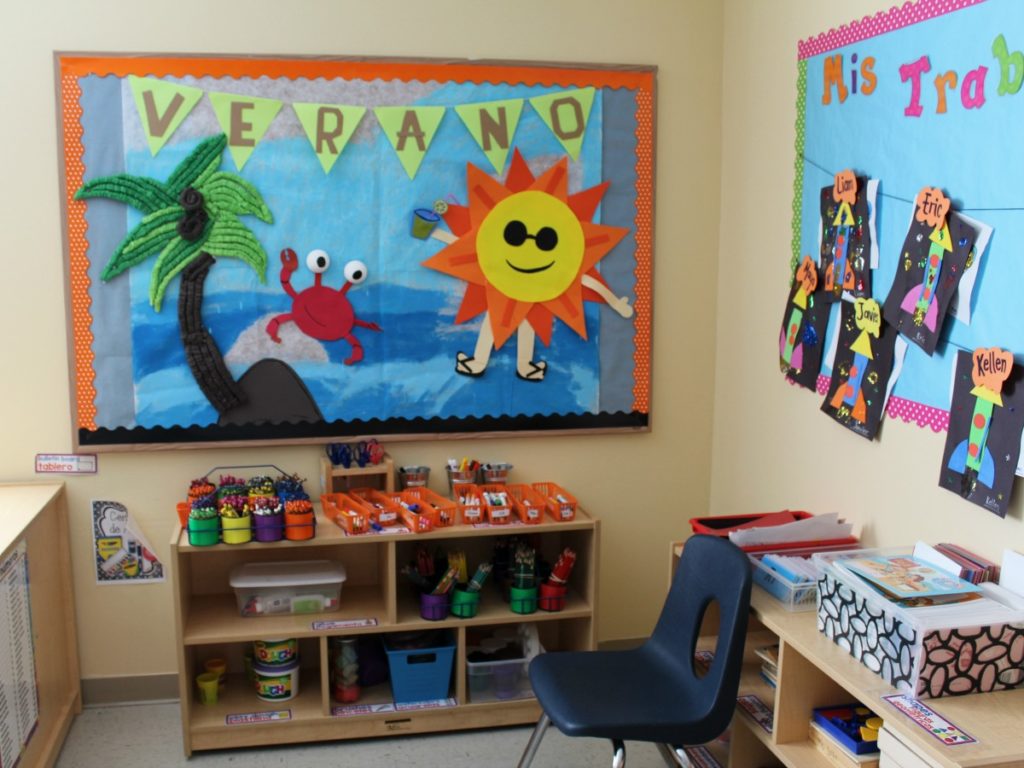 Classroom at Spanish Grove Academy dual-language preschool in north central San Antonio | San Antonio Charter Moms