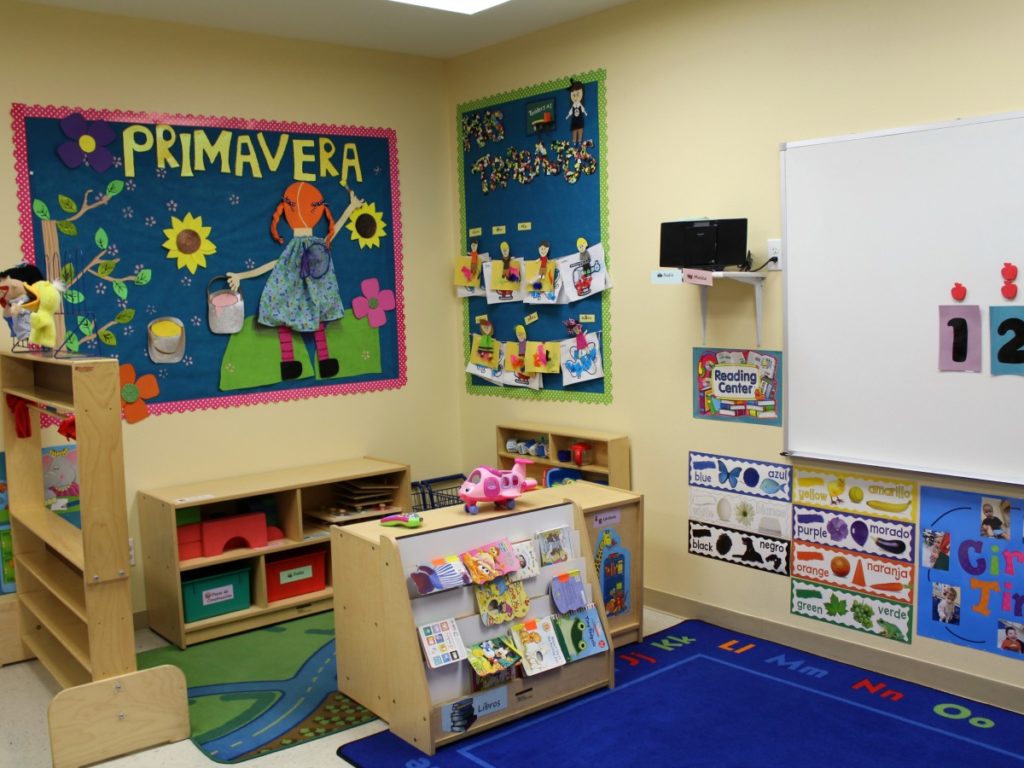 Classroom at Spanish Grove Academy dual-language preschool San Antonio TX | San Antonio Charter Moms