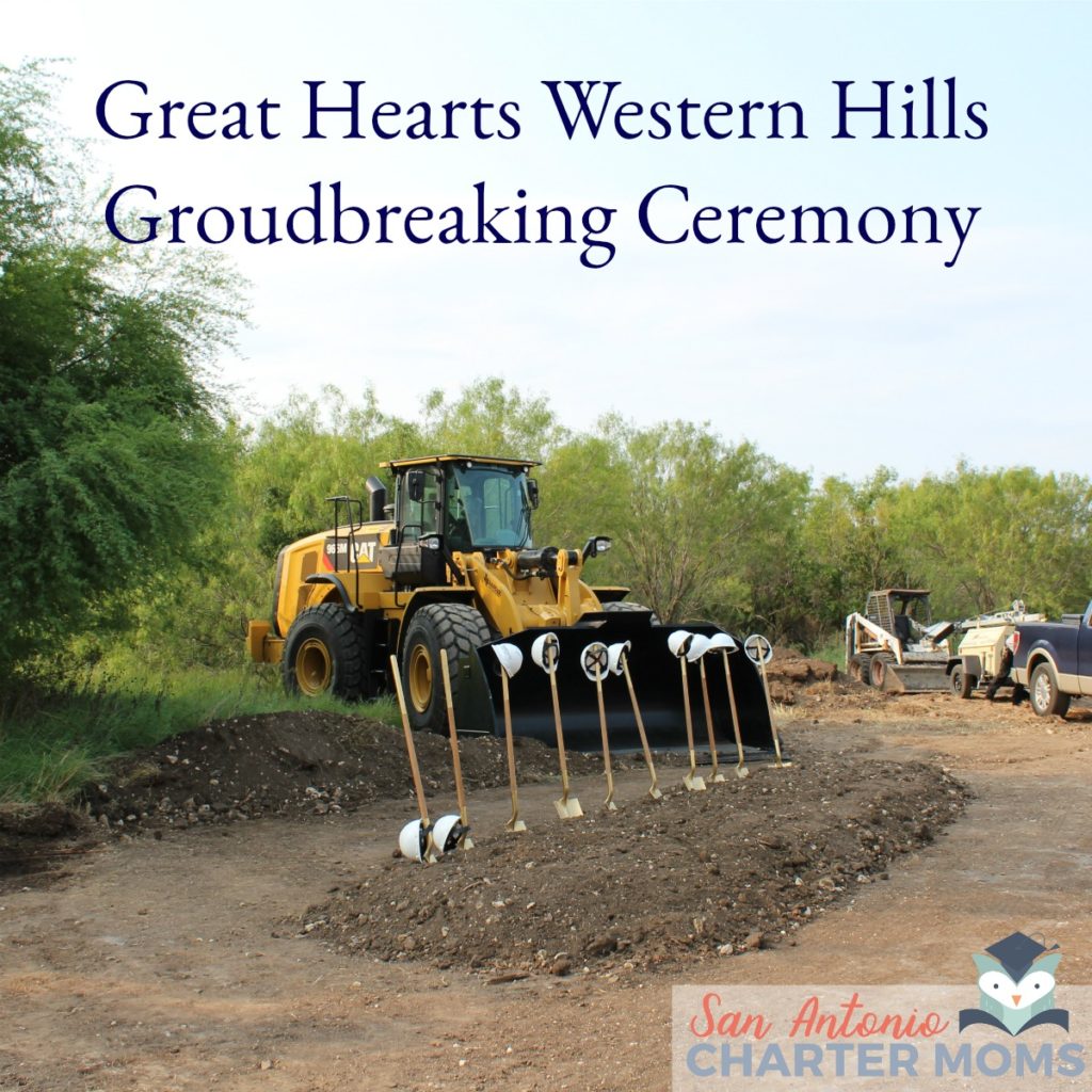 Great Hearts Western Hills groundbreaking ceremony | San Antonio Charter Moms