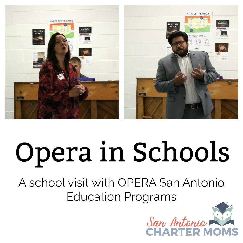 Opera in School: A Visit With OPERA San Antonio Education Programs | San Antonio Charter Moms