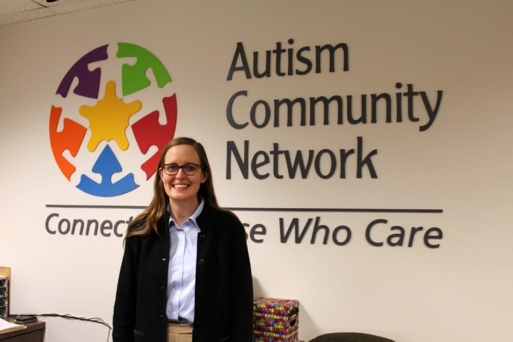 Inga Cotton visiting Autism Community Network | San Antonio Charter Moms