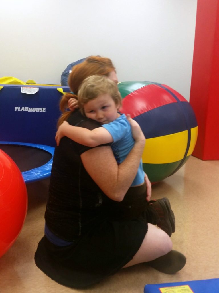 Therapy session at Autism Community Network | San Antonio Charter Moms