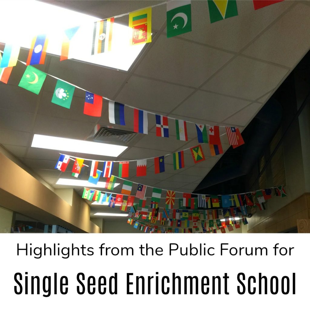 Single Seed Enrichment School information meeting | San Antonio Charter Moms