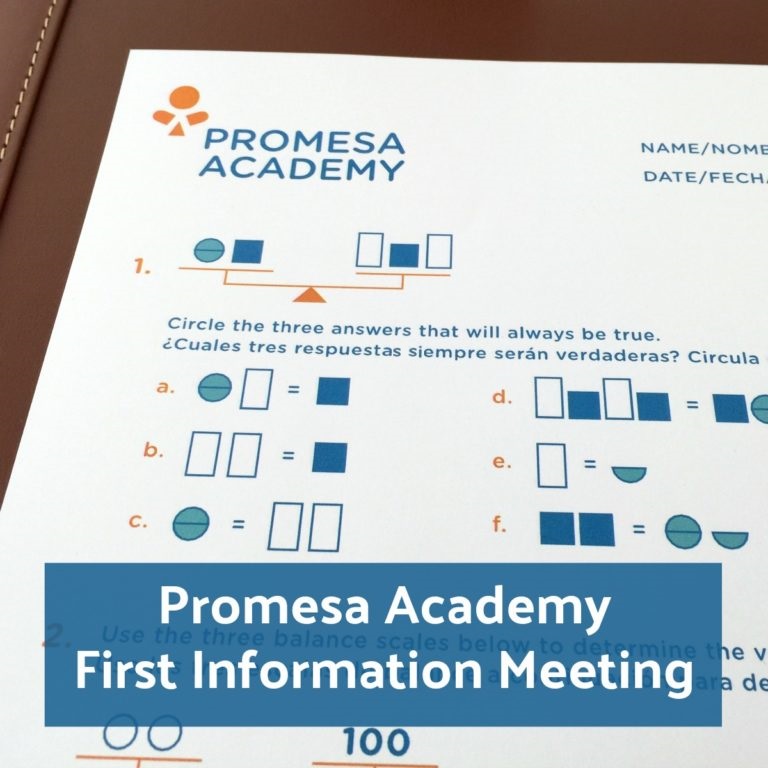 An Introduction to Promesa Academy at the First Information Meeting | San Antonio Charter Moms