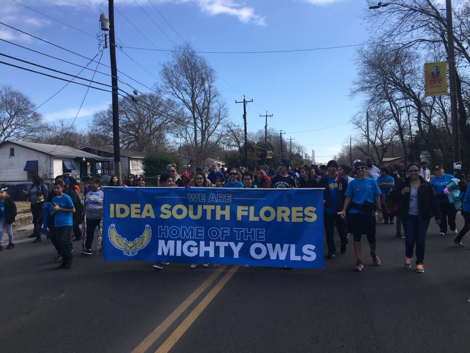 IDEA South Flores at the MLK March | San Antonio Charter Moms