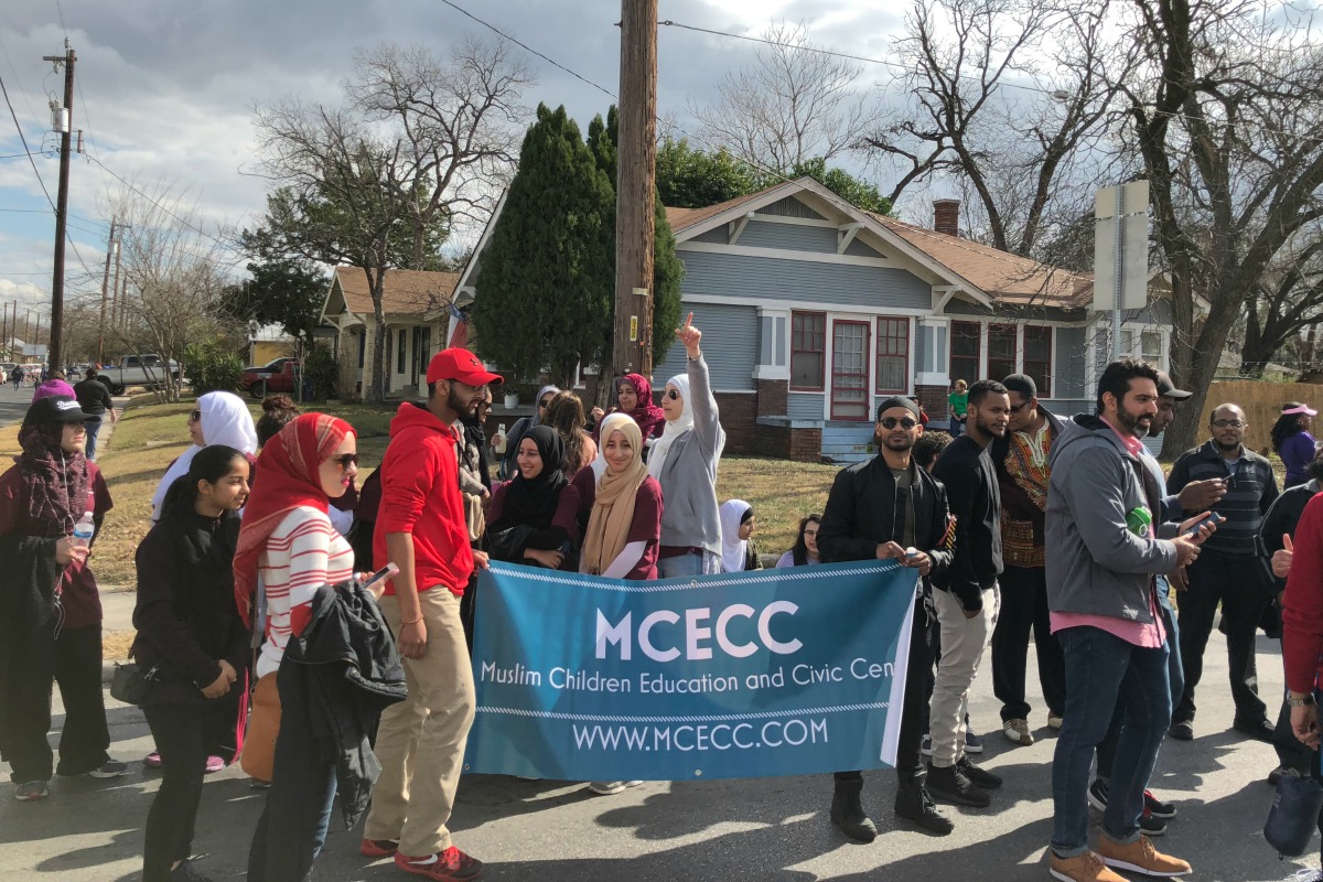 Muslim Children Education and Civic Center MCECC at MLK March | San Antonio Charter Moms