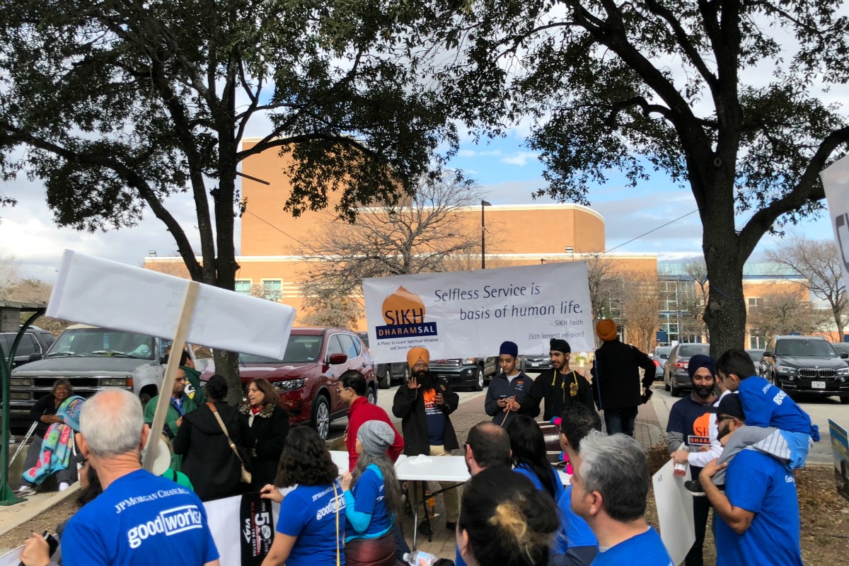 Sikh Dharamsal of San Antonio at St. Philip's College along the MLK March route | San Antonio Charter Moms