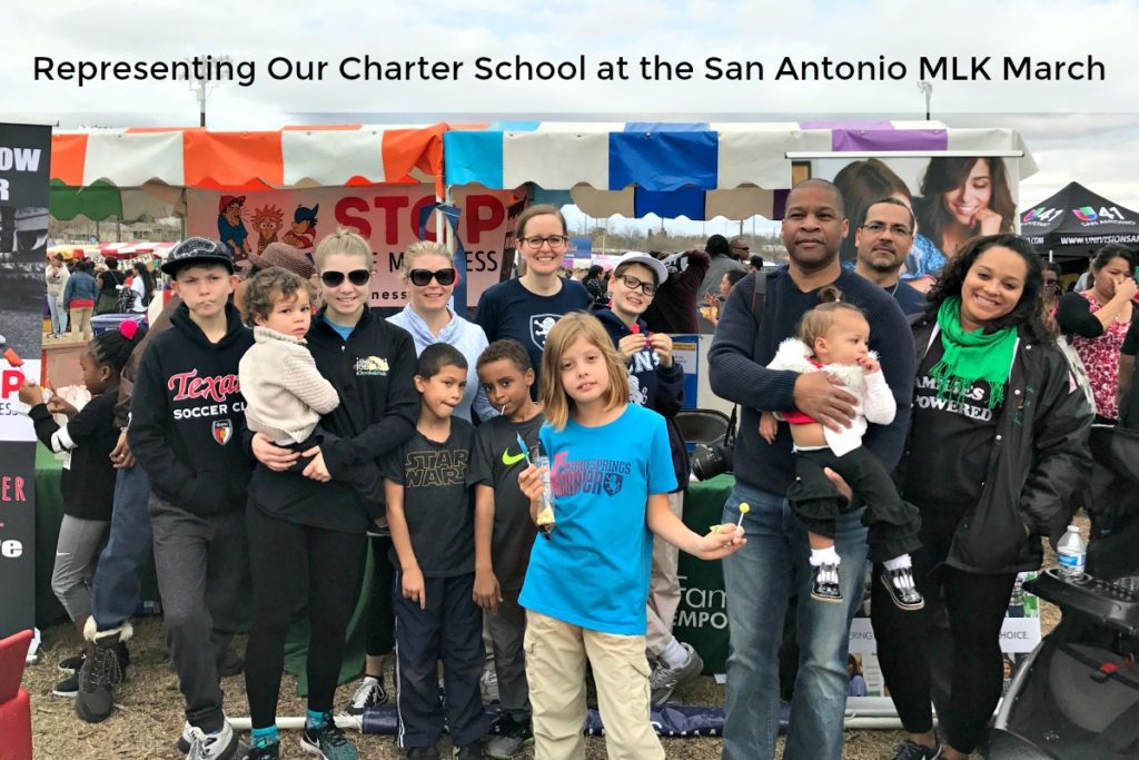 Representing Our Charter School at the San Antonio MLK March | San Antonio Charter Moms