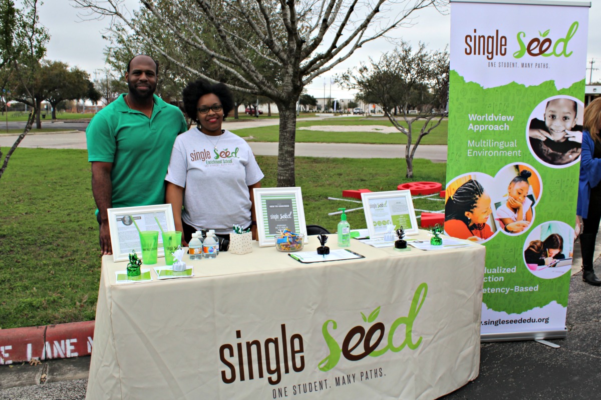 Single Seed School at South Side School Choice Fair | San Antonio Charter Moms