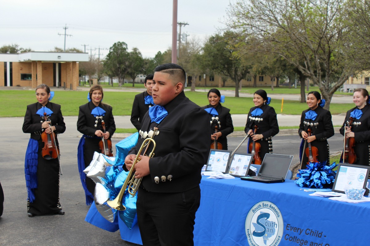 South San Antonio ISD mariachi band at South Side School Choice Fair | San Antonio Charter Moms