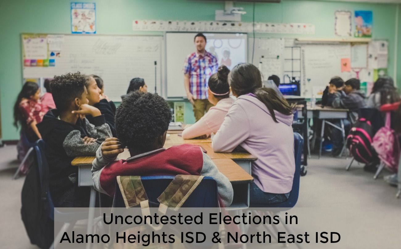 Uncontested Elections for School Boards in Alamo Heights ISD and North East ISD | San Antonio Charter Moms