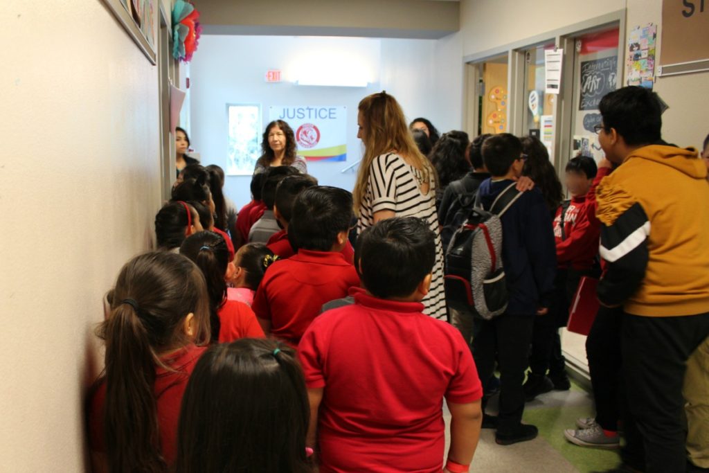 Hallway at Ogden Elementary, a lab school in San Antonio ISD in partnership with the Relay Graduate School of Education | San Antonio Charter Moms