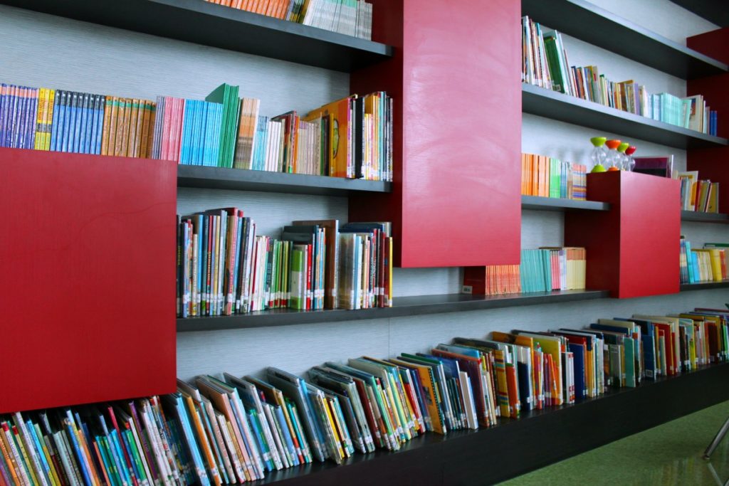 Library at Ogden Elementary, a lab school in San Antonio ISD in partnership with the Relay Graduate School of Education | San Antonio Charter Moms