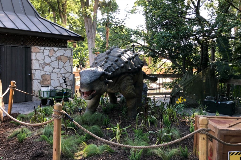 Dyoplosaurus at Zoorassic Park at the San Antonio Zoo | San Antonio Charter Moms