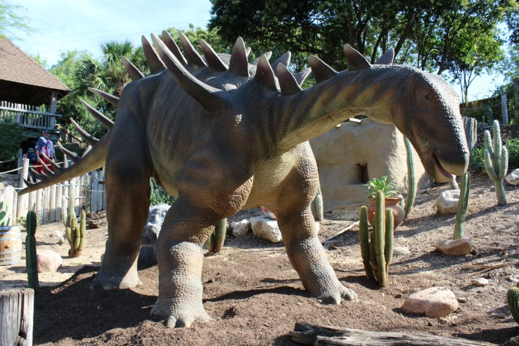 Tuojiangosaurus at Zoorassic Park at the San Antonio Zoo | San Antonio Charter Moms
