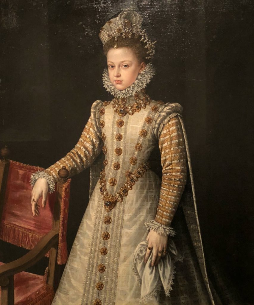 Alonso Sánchez Coello, “The Infanta Isabel Clara Eugenia,” 1579, at "Spain: 500 Years of Spanish Paintings from the Museums of Madrid" at the San Antonio Museum of Art | San Antonio Charter Moms