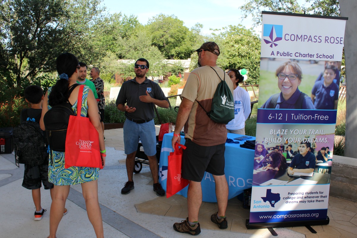 Compass Rose Academy at the Families Empowered Back to School Bash | San Antonio Charter Moms