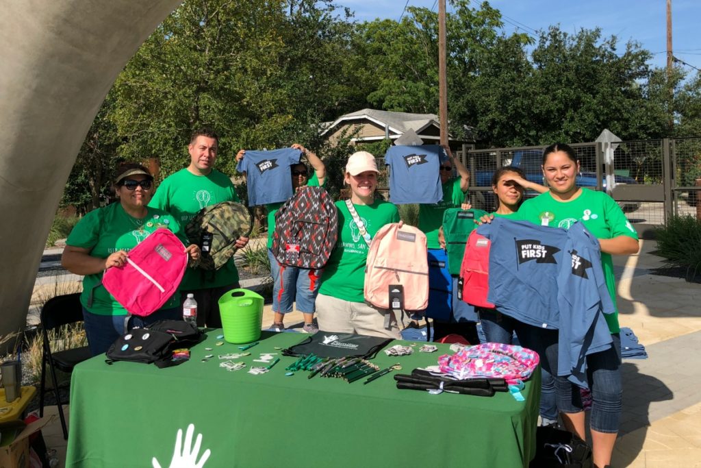 Families Empowered Back to School Bash backpack giveaway | San Antonio Charter Moms