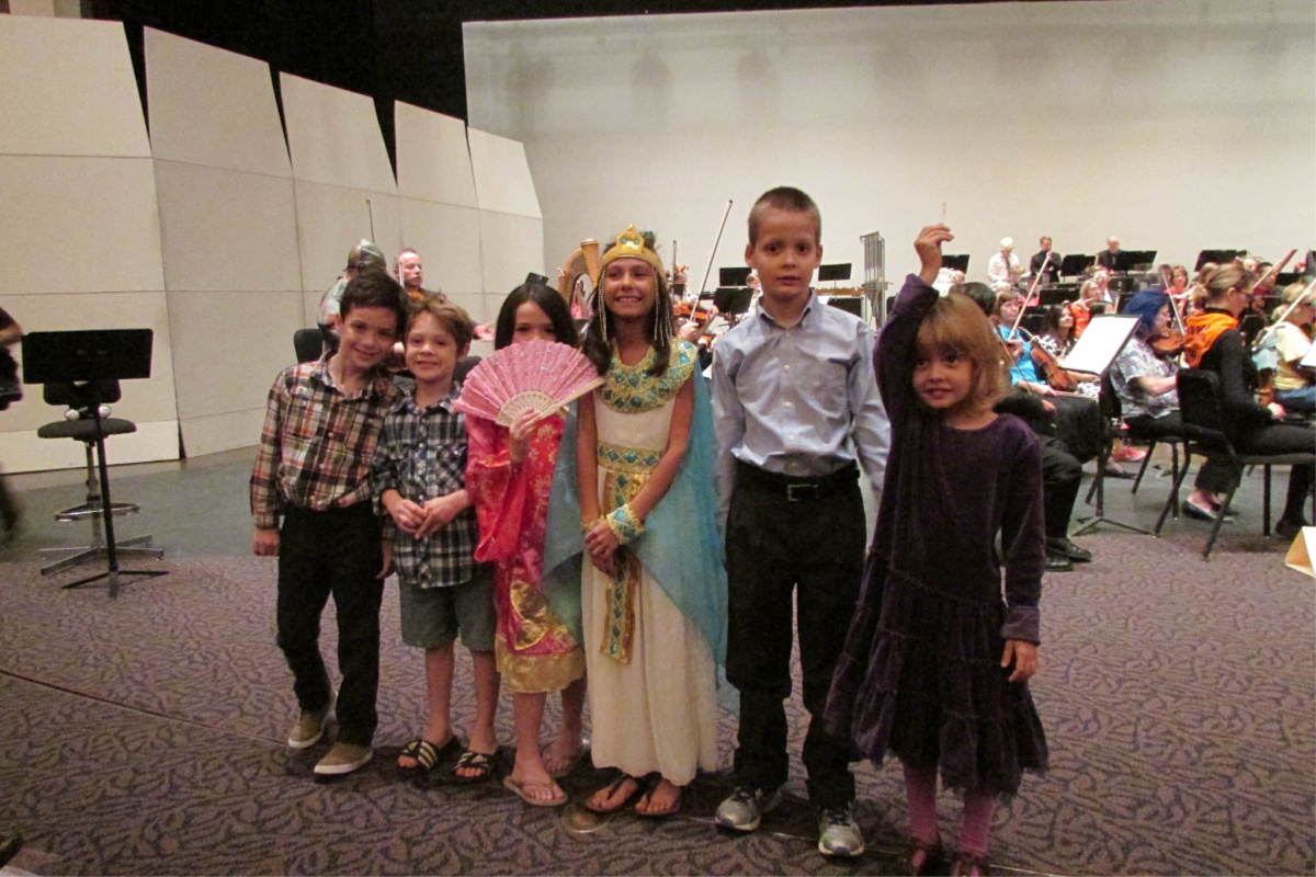 Kids at the San Antonio Symphony Halloween Spooktacular | San Antonio Charter Moms